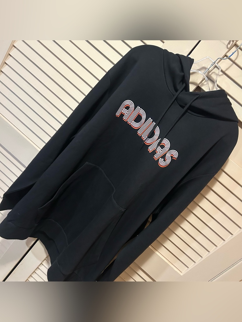 NWT Adidas 3XLT Active Hoodie Retro-Style Linear Logo Men’s Plus Size